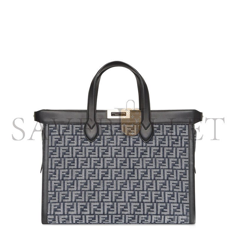 F**di peekaboo iseeu forty8 handbag blue ff denim handbag 7va566ama8f1kac (41*29.5*16cm)